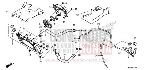 RADIATOR CBR500RAD de 2013