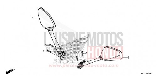 SPECCHIO CBR500RAD di 2013