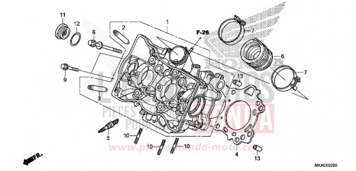 TESTATA NC750DK di 2019