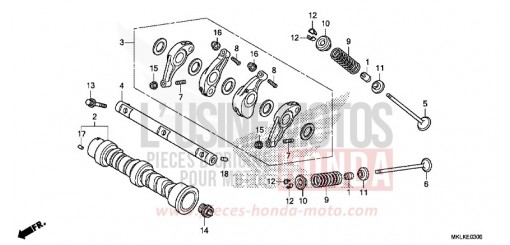 CAMSHAFT/VALVE NC750SAK de 2019