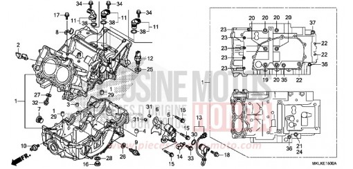 CRANKCASE NC750SAK de 2019