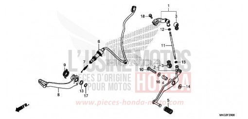 PEDAL CMX500AH de 2017