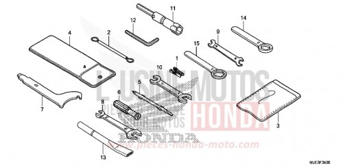 TOOL CBR650FAG de 2016