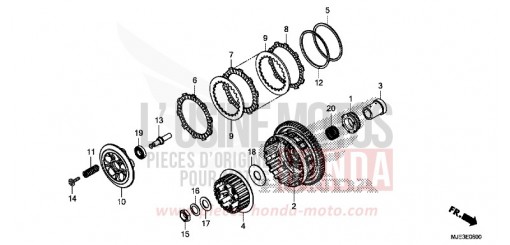 CLUTCH CBR650FAH de 2017