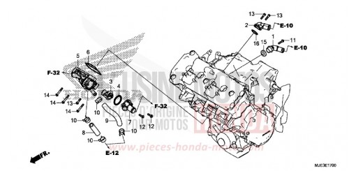 THERMOSTAT CBR650FAH de 2017