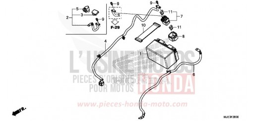 BATTERY CBR650FAH de 2017