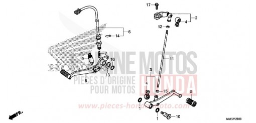 PEDAL CBR650FAJ de 2018