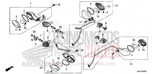 FRECCIA CBR650FAJ di 2018