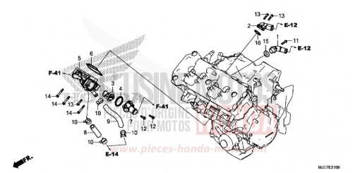 TERMOSTATO CBR650FAJ di 2018