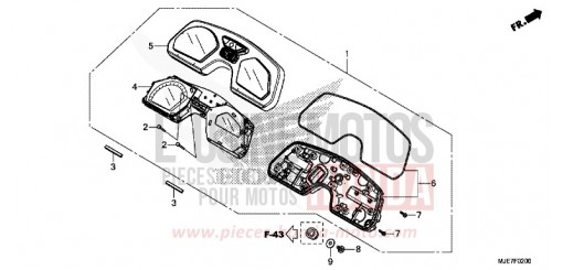 CONTACHILOMETRI CBR650FAJ di 2018