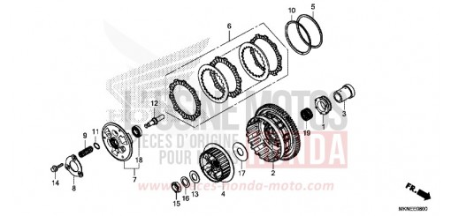 CLUTCH CBR650RAK de 2019