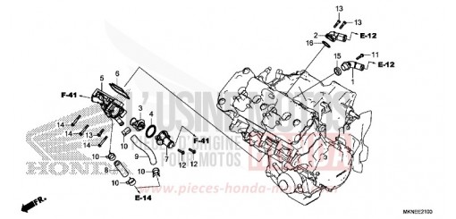TERMOSTATO CBR650RAK di 2019