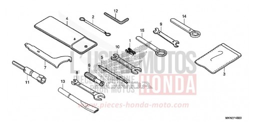 TOOL CBR650RAK de 2019