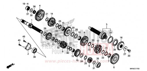 TRANSMISSION CBR650RAK de 2019