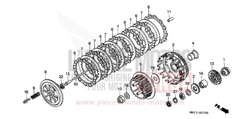 CLUTCH XR600RS de 1995