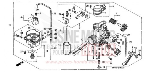 CARBURETOR XR600RS de 1995