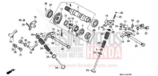 CAMSHAFT/VALVE XR600RT de 1996