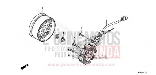 GENERATOR CRF125FBE de 2014