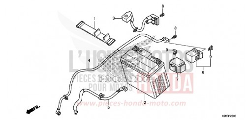 BATTERY CRF125FBE de 2014