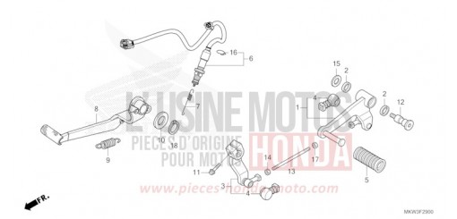 PEDAL NC750XAM de 2021