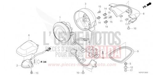TAILLIGHT Z125MAN de 2022