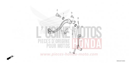 PEDALE CRF450RXP di 2023