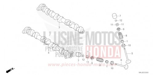 CAMSHAFT/VALVE CB1000RAP de 2023