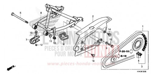 SWINGARM CRF110FD de 2013
