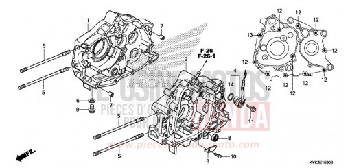 CRANKCASE CRF110FE de 2014
