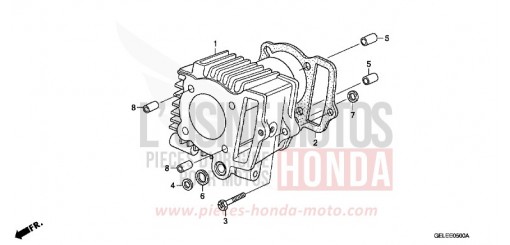 CYLINDER CRF50F7 de 2007