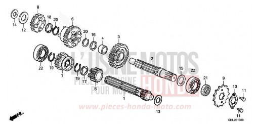 TRANSMISSION CRF50FE de 2014