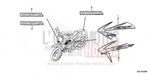 MARK/STRIPE CRF50FE de 2014