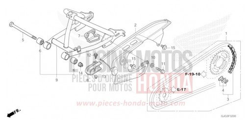 SWINGARM CRF50FN de 2022