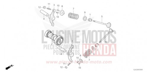 CAMSHAFT/VALVE CRF50FP de 2023