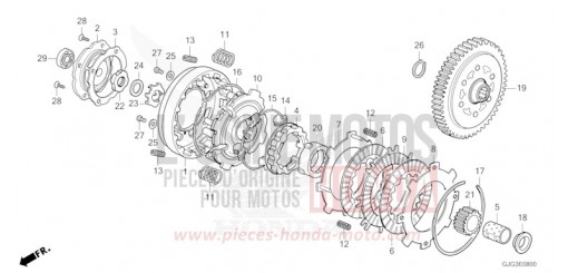 CLUTCH CRF50FP de 2023