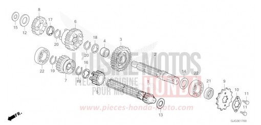 TRANSMISSION CRF50FP de 2023