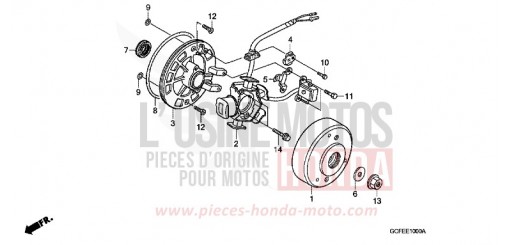 GENERATORE CRF70F4 di 2004