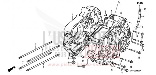 CRANKCASE CRF70F9 de 2009