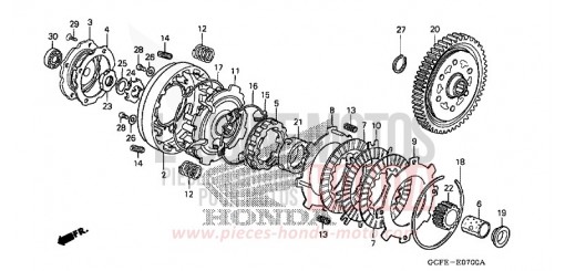 FRIZIONE CRF70FB di 2011