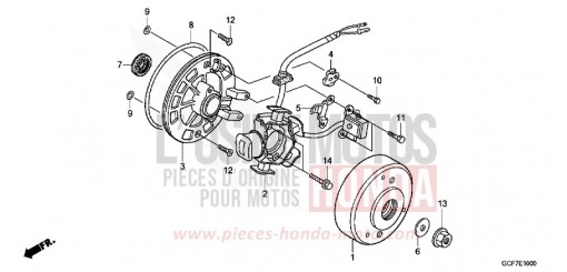 GENERATOR CRF70FC de 2012