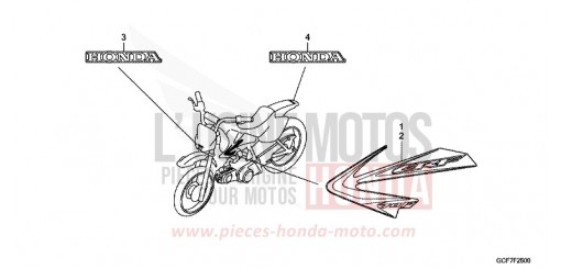 STRIPE/MARK CRF70FC de 2012