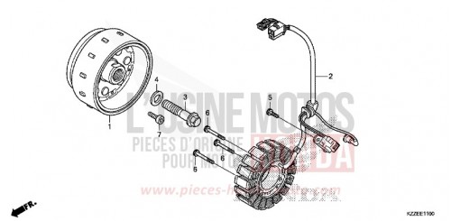 GENERATOR CRF250RLAH de 2017