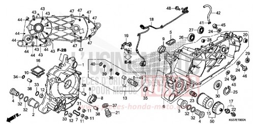 CRANKCASE SH300AH de 2017