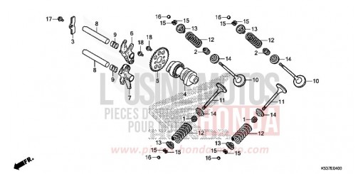 CAMSHAFT/VALVE SH300AJ de 2018