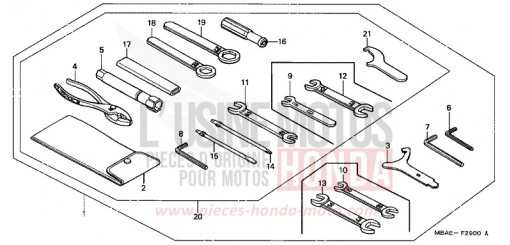TOOLS VT750C21 de 2001