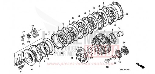CLUTCH VT750C28 de 2008