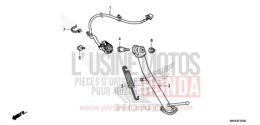 STAND NC750XDG de 2016