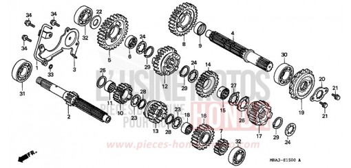 TRANSMISSION VT750C2V de 1997