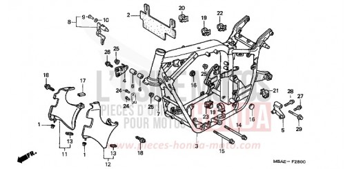 TELAIO VT750C2Y di 2000