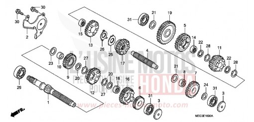 TRANSMISSION VT750C6 de 2006